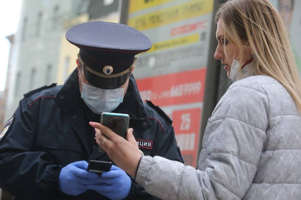 Более тысячи фактов нахождения граждан на улице без оснований выявлено в Москве за сутки