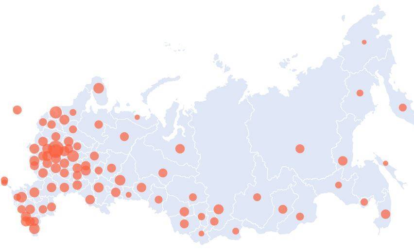 Количество больных коронавирусом в России на 13 мая