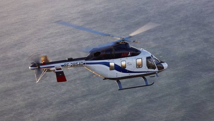 Российские спасатели получили первый вертолет "Ансат"