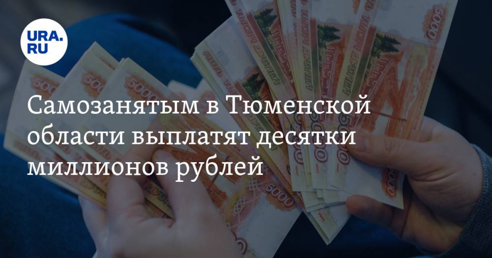 Самозанятым в Тюменской области выплатят десятки миллионов рублей