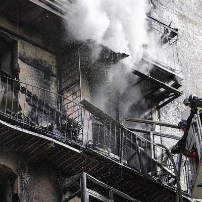 Пожар в доме на Фрунзенской набережной полностью ликвидирован