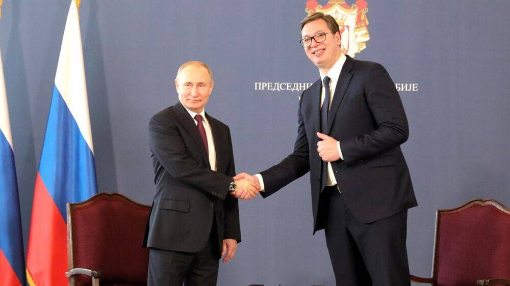 Вучич поблагодарил Путина за помощь Сербии в борьбе с коронавирусом