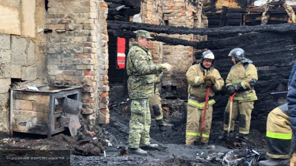 Двое мужчин и женщина погибли при пожаре в Карелии