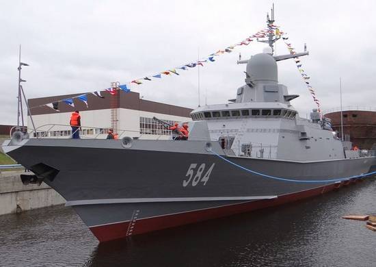 Новейший патрульный корабль «Павел Державин» готовят к приему в состав ЧФ