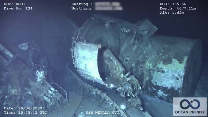 Обломки линкора, пережившего Перл-Харбор, нашли в Тихом океане