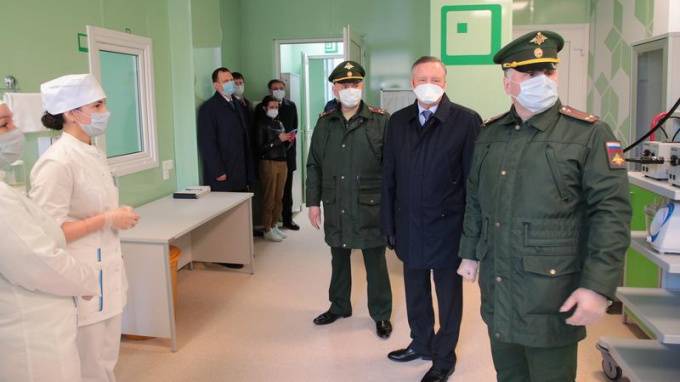 В Пушкине открыли медцентр Минобороны для больных COVID-19