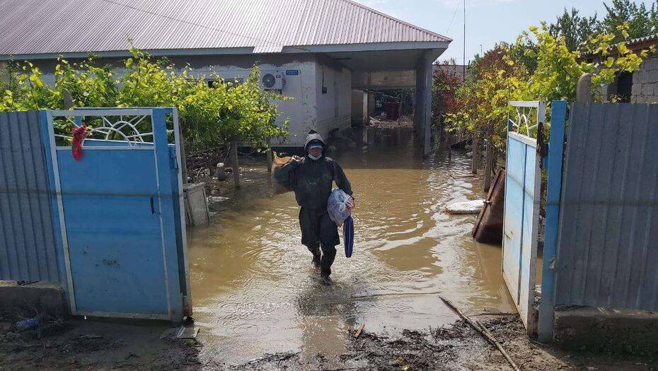 В Мактааральском районе остаются затопленными 452 жилых дома.