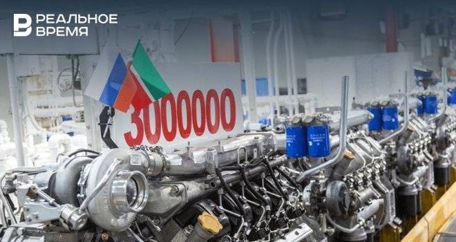 На «КАМАЗе» выпустили трехмиллионный двигатель V8