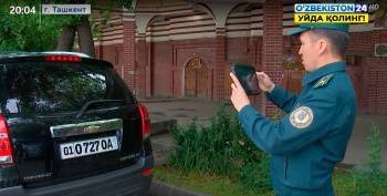 Инспекторы в Ташкенте начали использовать специальные планшеты для фиксации неправильной парковки авто