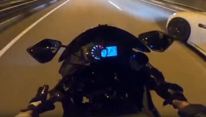 От первого лица: девушка, разбившаяся на мотоцикле, сняла на видео ДТП со своим участием
