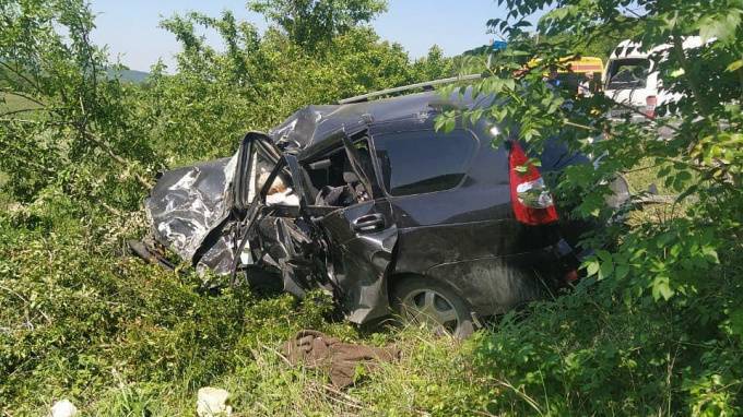 На Кубани в ДТП с микроавтобусом погибли 2 человека, еще 7 пострадали