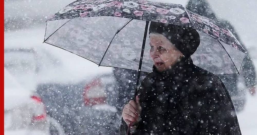 Синоптики прогнозируют в Москве дождь со снегом