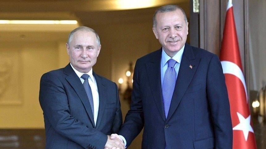 Путин и Эрдоган обсудили борьбу с пандемией COVID-19