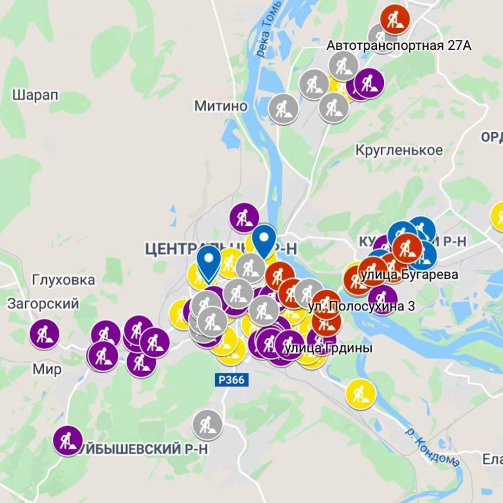 В Новокузнецке создали интерактивную комплексную карту ямочного ремонта