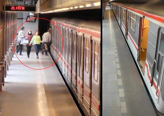 В пражском метро произошла поножовщина: видео
