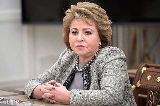 Матвиенко назвала число переболевших коронавирусом сенаторов