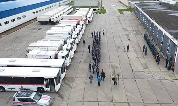 В Дагестан направляются колонны спецтехники МЧС для дезинфекции республики