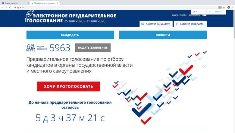 Политэксперты оценили онлайновый праймериз "Единой России"
