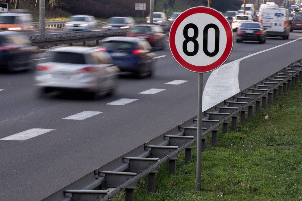 Штраф за превышение скорости в Германии