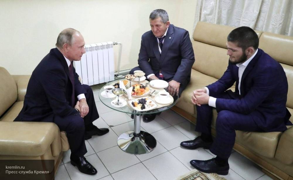 Путин пообещал Хабибу лучшее лечение для его отца
