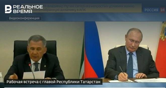 Минниханов выразил готовность остаться президентом Татарстана, Путин это поддержал
