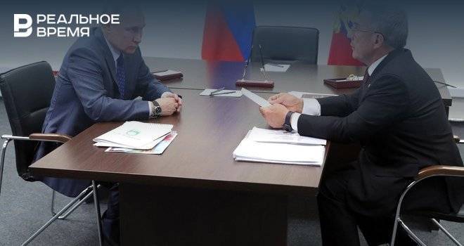 Минниханов поблагодарил Путина за поддержку ключевых отраслей народного хозяйства
