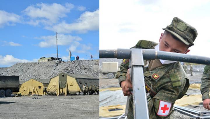 Армия завершила строительство обсервационного лагеря в Красноярском крае