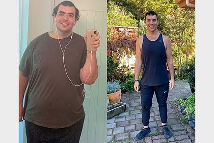 190-килограммовый студент сбросил половину веса за полтора года