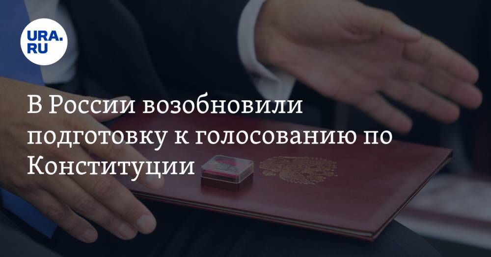 В России возобновили подготовку к голосованию по Конституции