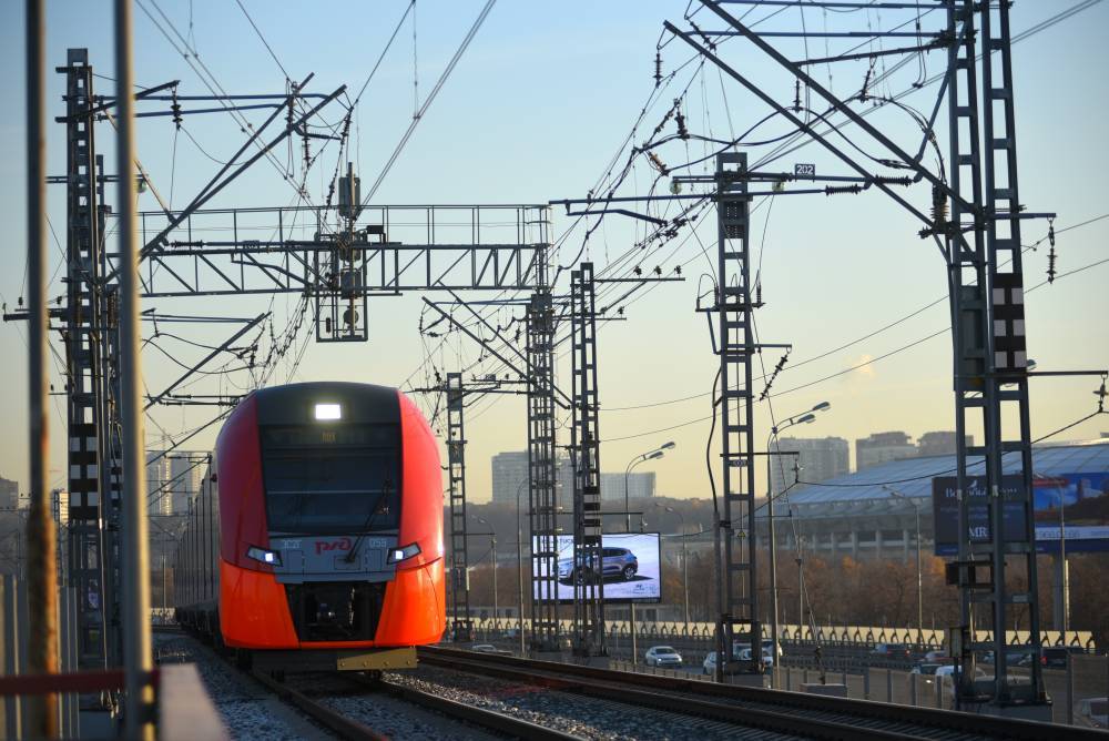 Более 250 вагонов поездов «Ласточка» МЦК дезинфицируют ежедневно