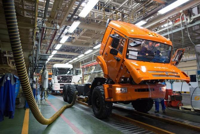 КАМАЗ в апреле выпустил 3,1 тыс. грузовых автомобилей