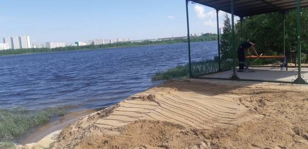 В Нижневартовске началась реконструкция территории Комсомольского озера