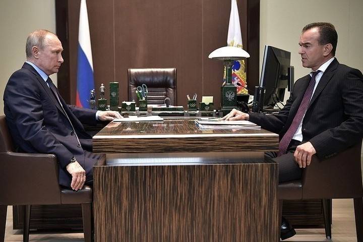 Путин поддержал планы Кондратьева идти на выборы главы Кубани
