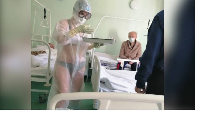Глава Тульской области поддержал медсестру, надевшую бикини под костюм