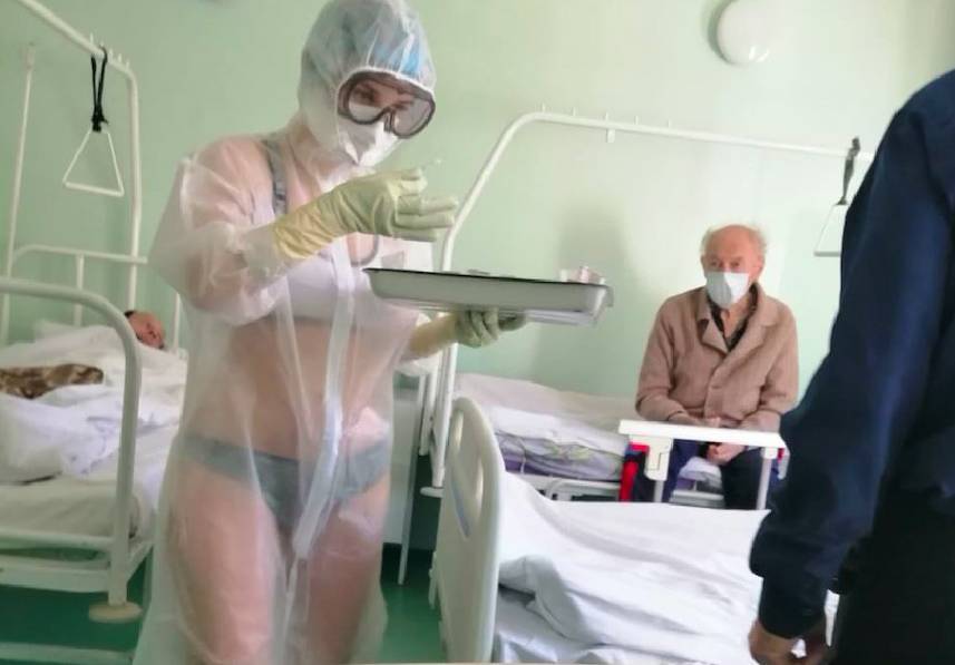Тульский губернатор поблагодарил медсестру в бикини за работу