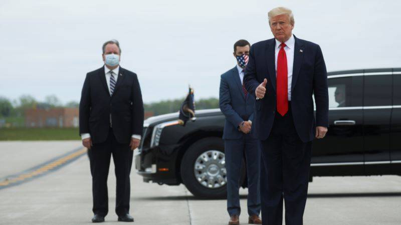 Трамп посетил завод Ford в Мичигане – вновь без защитной маски