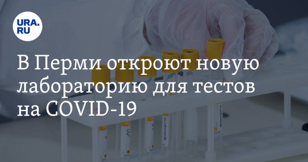 В Перми откроют новую лабораторию для тестов на COVID-19