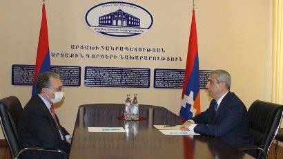 Глава МИД Армении представил карабахскому коллеге результаты видеоконференции с сопредседателями МГ ОБСЕ