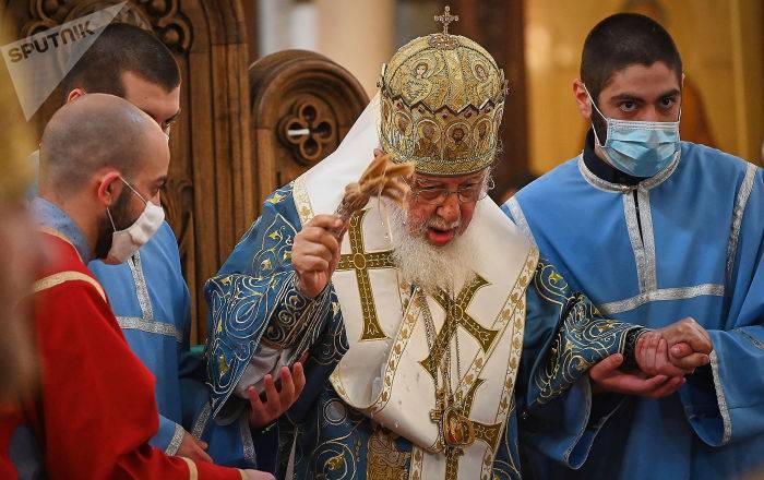 Патриарх попросил Святого Николая помиловать Грузию и весь мир