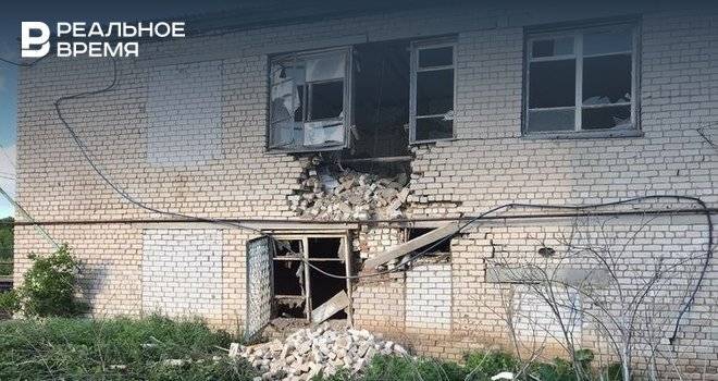 В Менделеевском районе Татарстана обрушилось здание