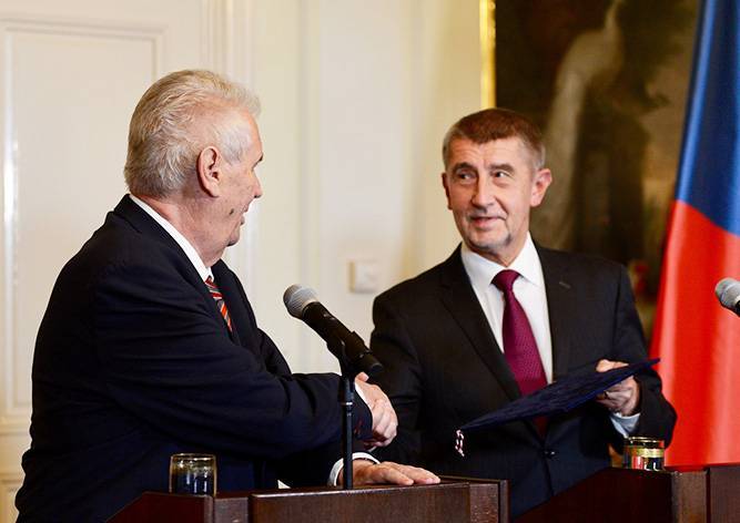 Президент Чехии поручил Бабишу сформировать правительство