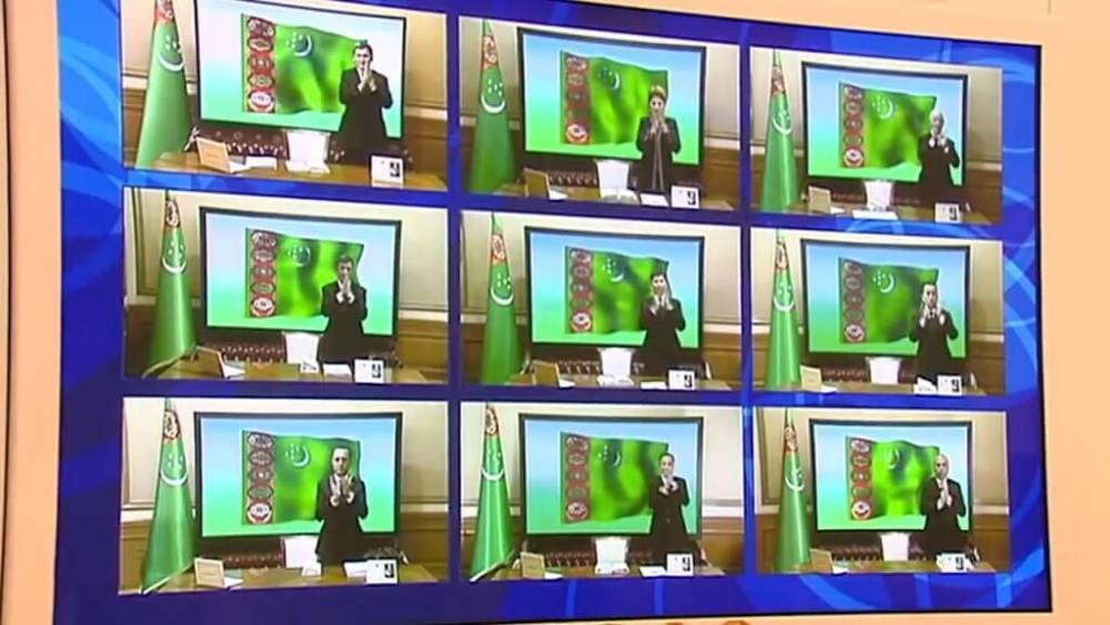 Совещания Кабмина Туркменистана проходят по видеосвязи, хотя все участники находятся в одном здании