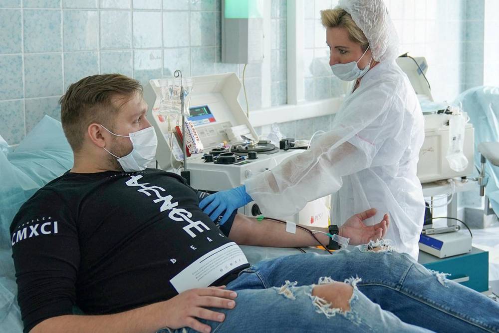 Более 670 человек уже стали донорами плазмы в Москве