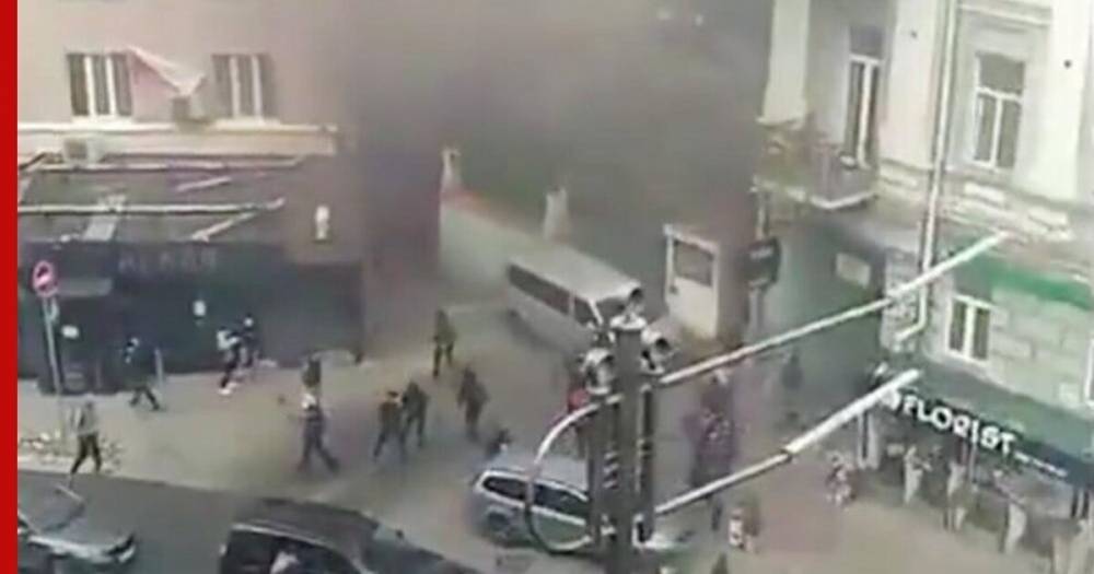 В Киеве возле офиса Медведчука произошел взрыв