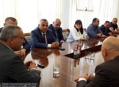 Председатель НС Арцаха проводит встречи с политическими силами, участвовавшими в выборах в Арцахе