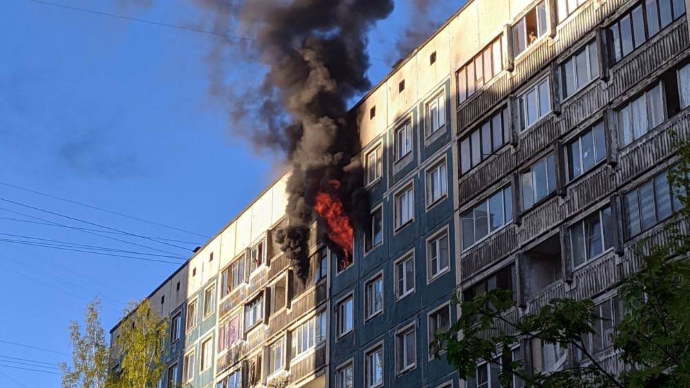 При пожаре в жилом доме Петербурга погибли два человека.