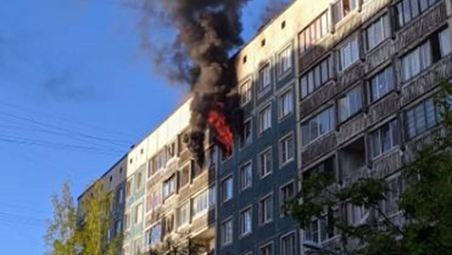 Два человека погибли при пожаре в многоэтажке на севере Петербурга