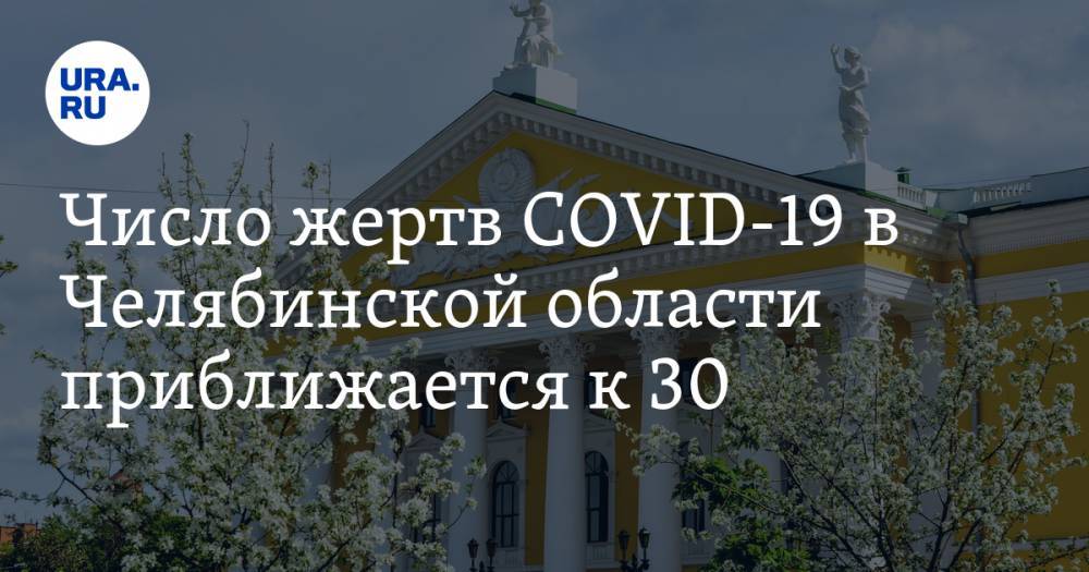 Число жертв COVID-19 в Челябинской области приближается к 30