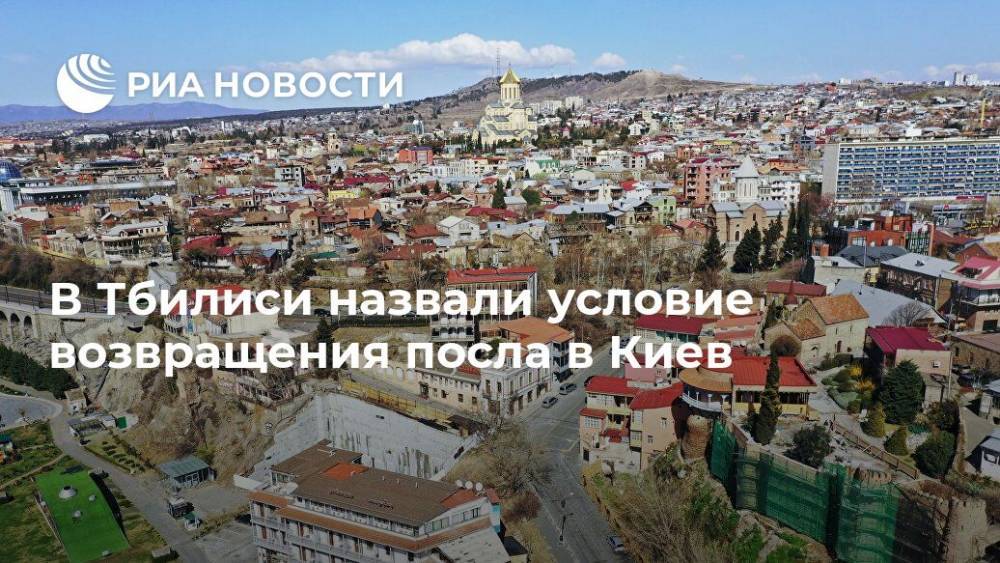 В Тбилиси назвали условие возвращения посла в Киев