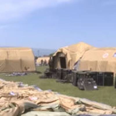 В дагестанском Ботлихе военные развернули полевой госпиталь